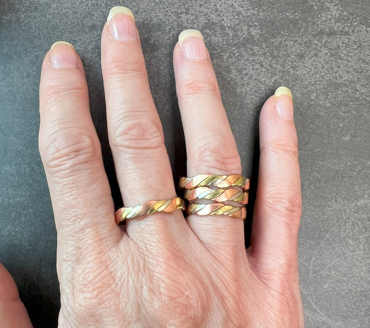 Braided 3mm Copper Ring - Handcrafted Copper Ring - Copper Jewelry - Copper Band - Unisex - Jade Bear Gems