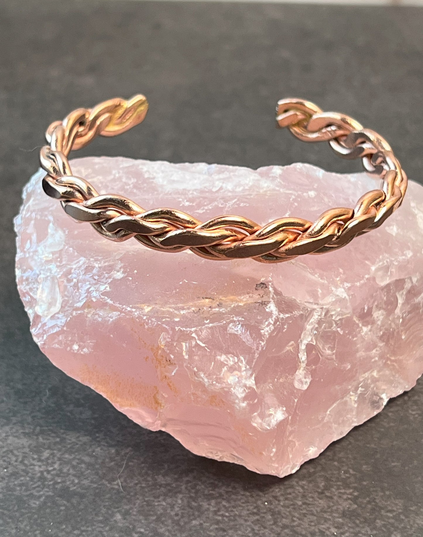Copper Bracelet - Copper Cuff Bracelet - Adjustable Copper Jewelry - Handmade - Unisex - Jade Bear Gems