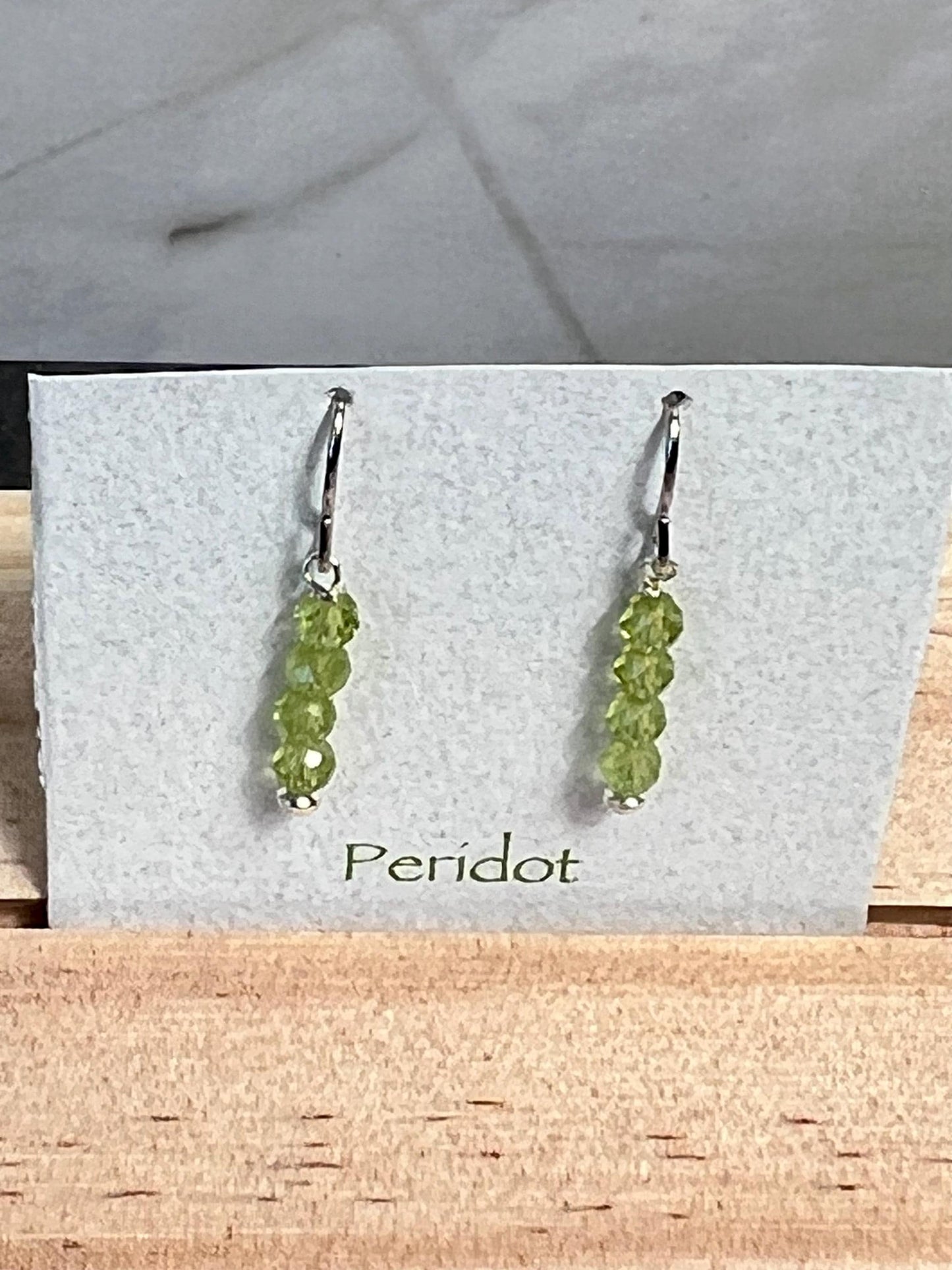 Handmade Natural Gemstone Earrings, Crystal Jewelry, Birthstone Dangle Earrings - Jade Bear Gems