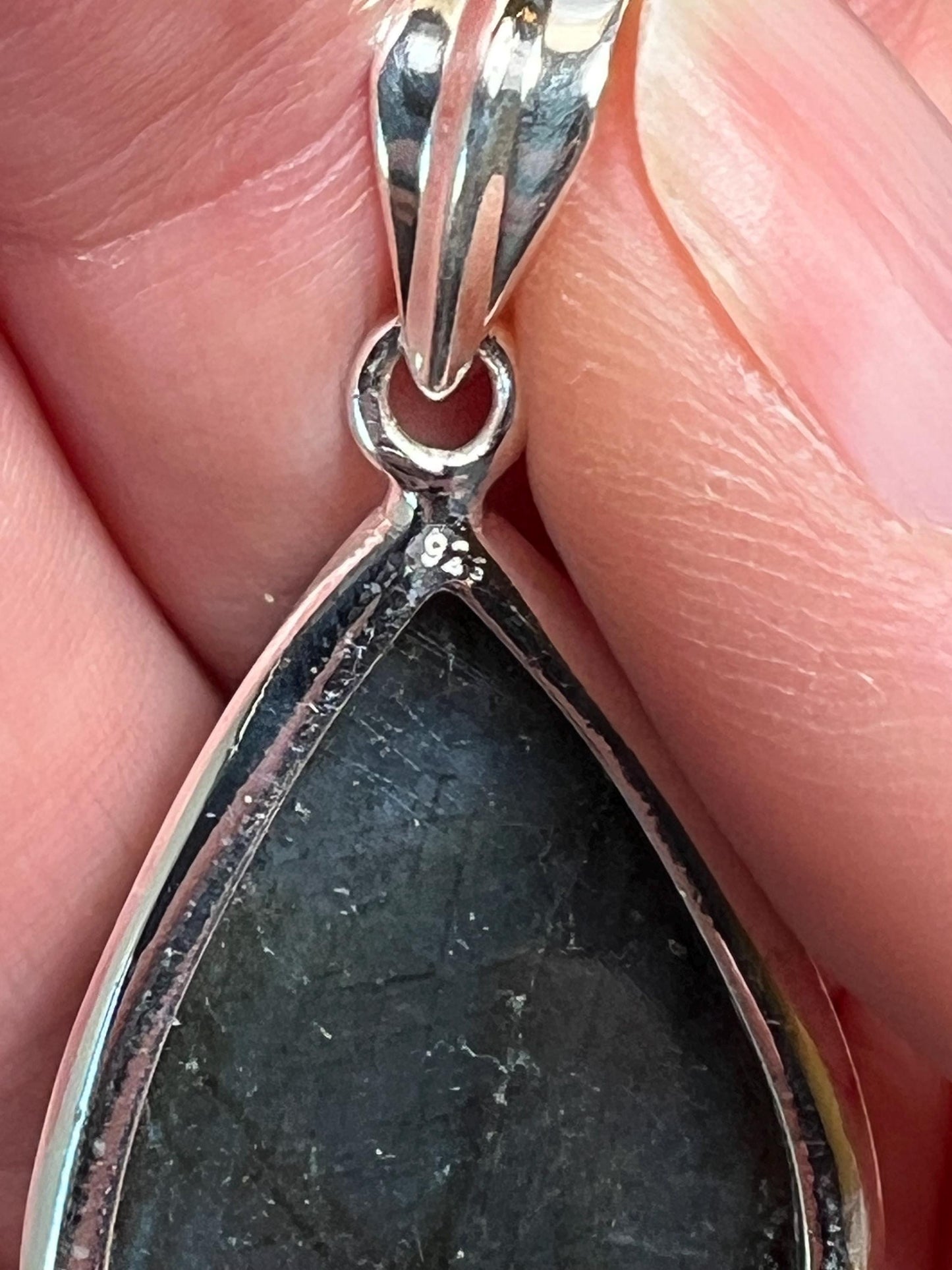 Labradorite Sterling Silver 925 Necklace and Earring Jewelry Set - Jade Bear Gems