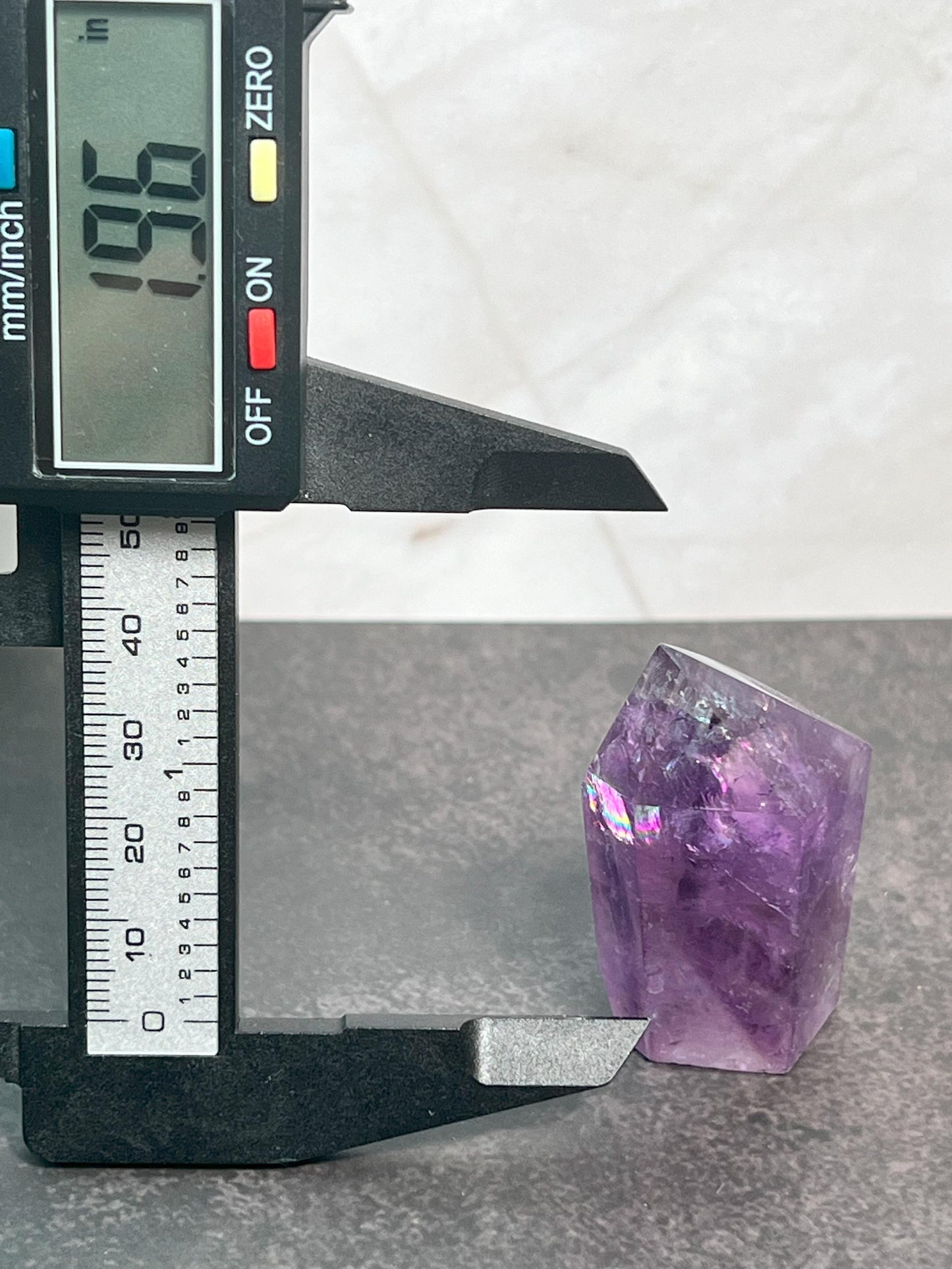 Amethyst Tower, Amethyst 6-sided Point, Crystal Amethyst Gemstone - Jade Bear Gems 