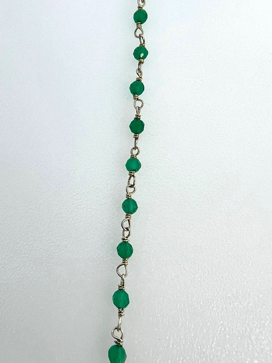 Gemstone Beads Dangle Earrings Sterling Silver 925 Multiple Options Handmade to Order - Jade Bear Gems 