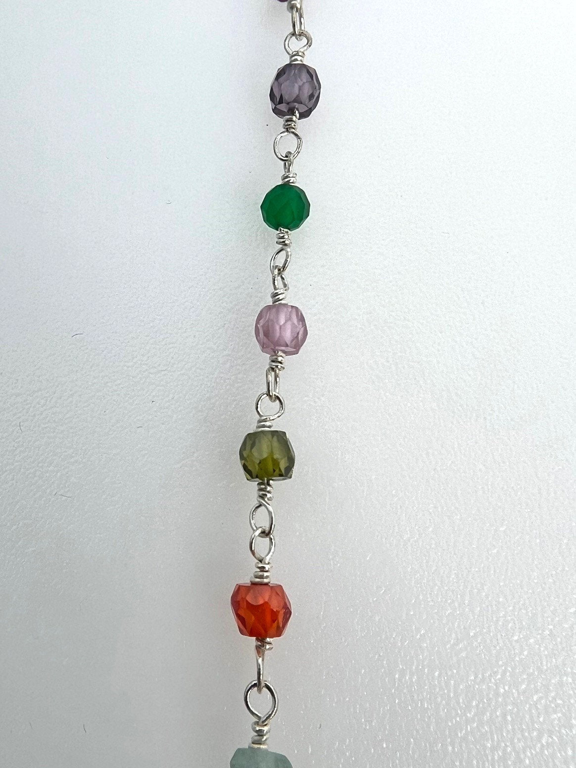 Gemstone Beads Dangle Earrings Sterling Silver 925 Multiple Options Handmade to Order - Jade Bear Gems 
