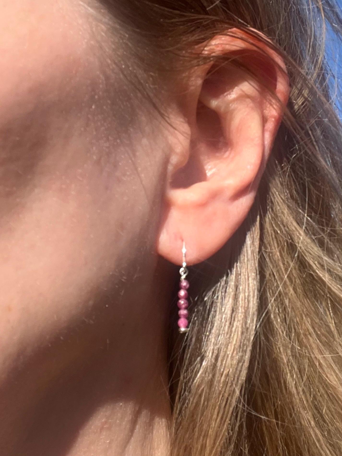 Handmade Natural Crystal Earrings, Gemstone Earrings, Dainty Earrings - Jade Bear Gems 